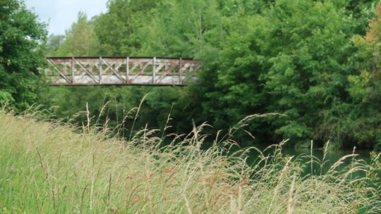 Den Kanalradweg bis zum Ende genutzt